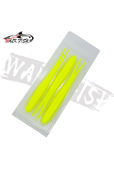 Choice D 4 WALK FISH 3 قطع طُعم صيد سمك ناعم بقطر 170 مم ووزن 15.5 جرام وذيل ...