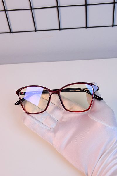 LOOKUP Blue Eyewear Protected Screen Glasses Unisex Optical Compatible Tr90 Unbreakable Frame Transparent Glass