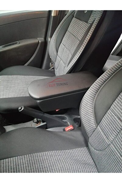 ElitTuning Citroen C3 Deri Kol Dayama Kolçak Siyah Özel Üretim Mdf El Yapımı