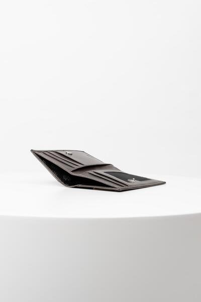 BAYDERİ Bayderi Cassy Genuine Leather Vertical Card Holder Wallet