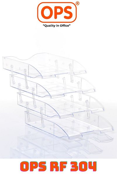 ALPA STORE Ops Clear Document Rack Crystal Plastic Mobile Rf301Tr Rf302Tr Rf303Tr Rf304Tr Rf305Tr