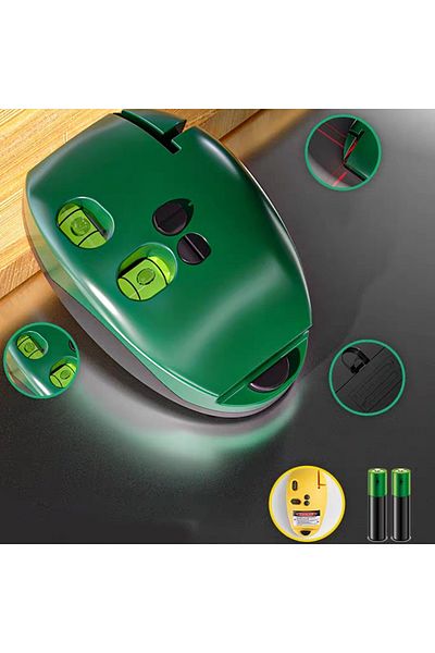 ETOPOO Portable Electronic 90 Degree Laser Scale Battery Powered Infrared Line Level Long Distance High ...