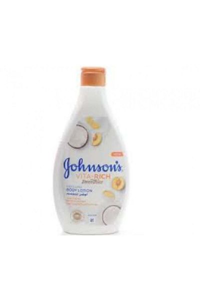 Johnson's لوشن الجسم جونسون بالزبادي والخوخ وجوز الهند 400 مل