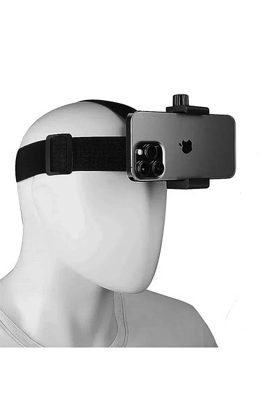 Choice Black Color Head Mounted Overhead Recording Smartphone Stand For Outdoor Recording Of Life Freeing H