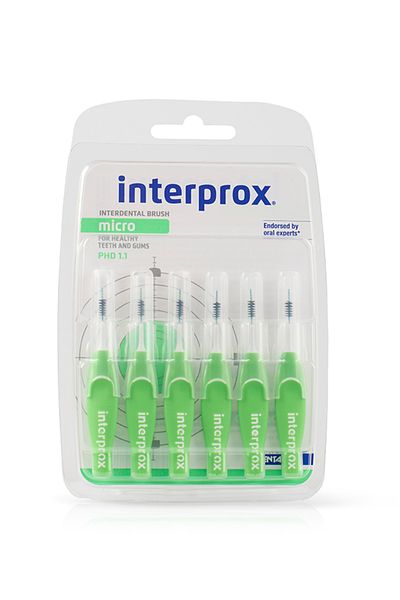 İnterprox 4G Micro Blister 6 عبوات (أخضر)