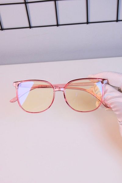 LOOKUP Blue Eyewear Protected Screen Glasses Unisex Optical Compatible Tr90 Unbreakable Frame Transparent Glass