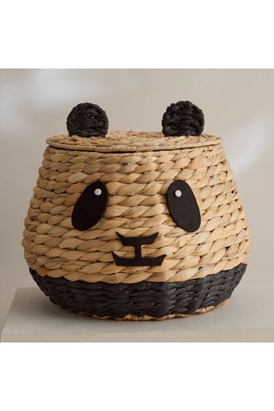 Home Box Forresta Panda Handmade Basket 25x25x28 cm