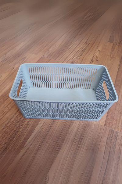 Eynel 1 Piece Plastic Rectangular Basket Table Organizer Room Kitchen Organizer
