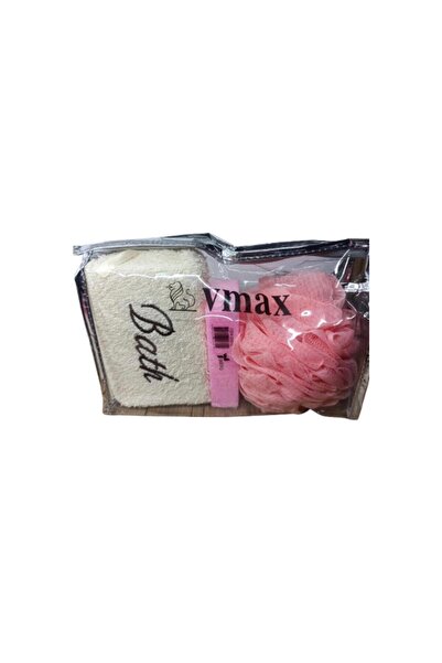 YDGR 3-Piece Bath Set – Soft Loofah + Deep Cleansing Pouch + Heel Stone