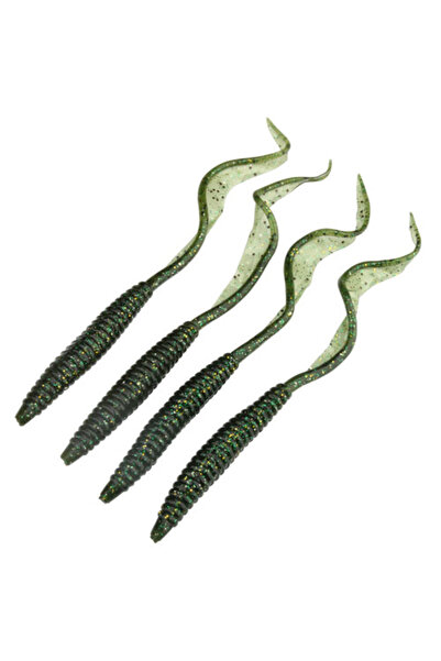 Choice 13 سم 5 قطع سبينبولر 18 سم 13 سم طُعم دودة لينة مرنة ذيل طويل 4 ألوان ...