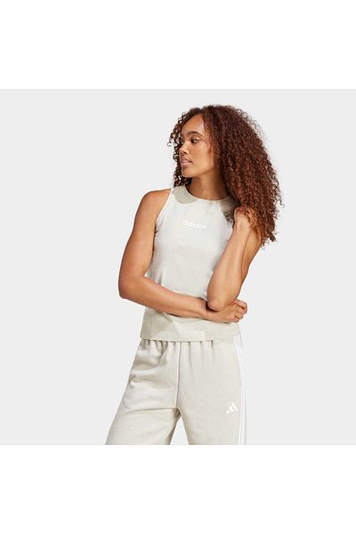 adidas Essentials Linear Slim Cotton Tank Top