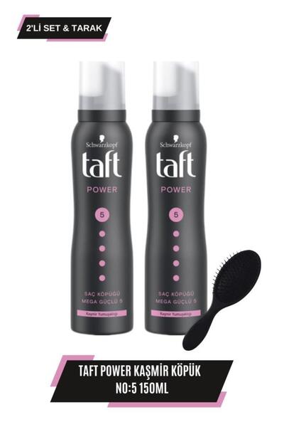 Taft Power Kaşmir Köpük 150ml X 2 Adet Tarak