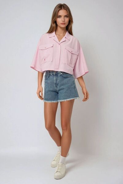 Hiccup Short Shirt with Envelope Pocket