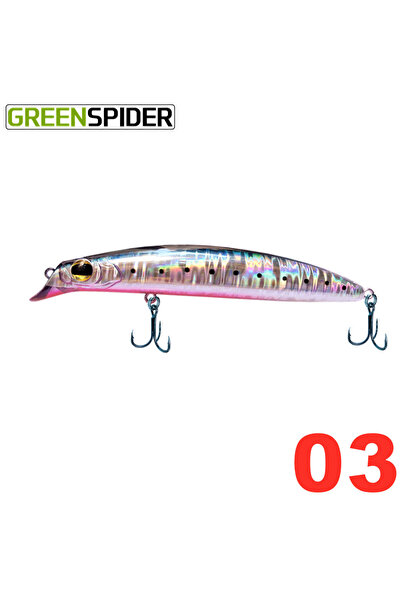 Choice 106 مم 18 جرام 03 GREENSPIDER NEW Wobblers 106 مم 18 جرام طُعم صلب عائ...