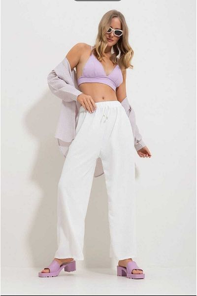 Cisa Design Women's Aerobin Fabric Casual Pants