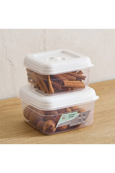 Home Box Spectra 2-Piece Vent Diamond Container Set