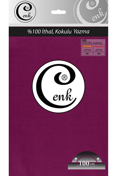 Cenk Culoare uni 100 cm Geantă de scris - 0301 - 025 - Trandafir uscat