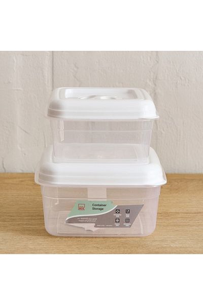 Home Box Spectra 2-Piece Vent Diamond Container Set