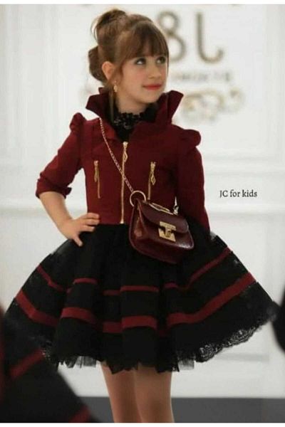 MARİSSA Girl's Two-Piece Dress+Bag