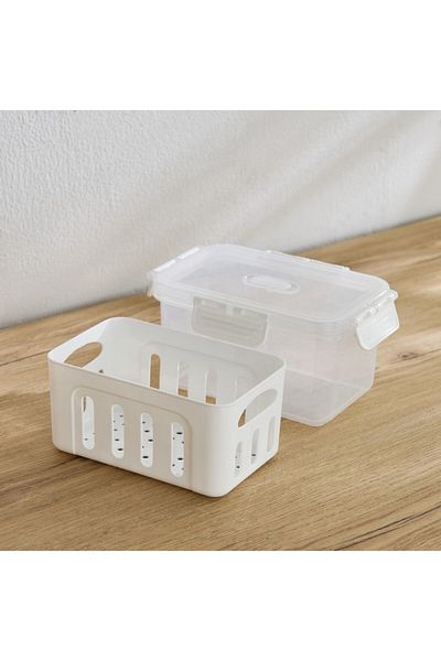 Home Box Sistematico Clip Lock Canister with Drainage 2000 ml