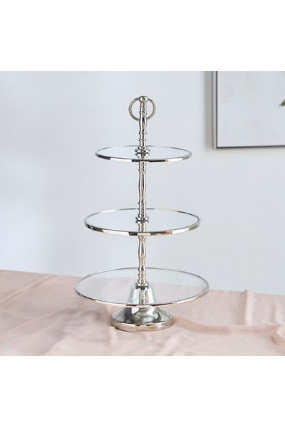 Home Box Oriental 3-Tier Cake Stand