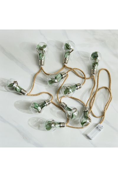 Home Box Dux 10-Piece Bulb String Light with Warm LED