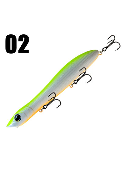 Choice طُعم صيد السمك GREENSPIDER 02 مقاس 125 مم 18 جرامًا، طُعم صيد السمك عل...