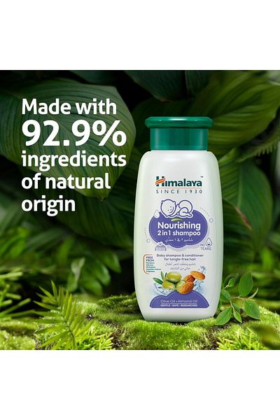 Himalaya Baby Nourishing 2-in-1 Shampoo With Conditioner | No Sulphates, Parabens & Silicon - 800ml