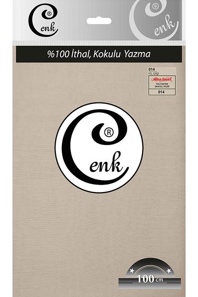 Cenk Μονόχρωμη τσάντα γραφής 100 cm - 0301 - 014-female elephant