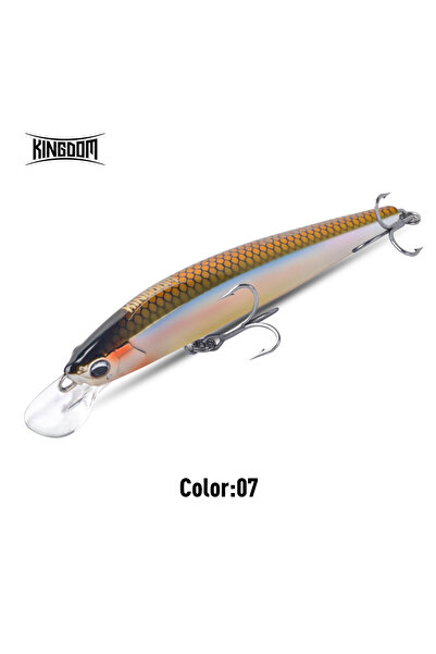 Choice طُعم صيد سمكة صغيرة صناعية غاطسة 110 مم 18 جرامًا من Kingdom 07، 7.5 ج...