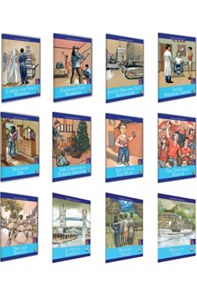 Kapadokya Yayınları مجموعة ألعاب إنجليزية سهلة التشغيل مكونة من 12 قطعة