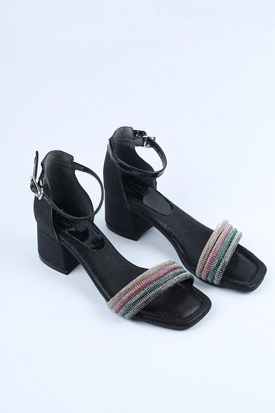 Moda Lime Pantofi pentru fete cu toc Pantofi pentru nunta Pantofi pentru rochie de seara pentru copii Tocuri cu strasuri si catarame