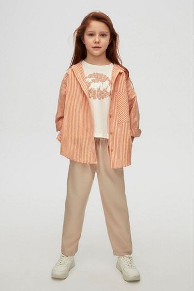 nk kids Cannes 38382 Tsh.Ekru - 8/14 Printed t Shirt