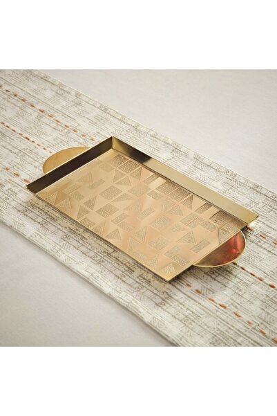 Home Box Eliza Serving Tray with Handle - 40x19x27 cm