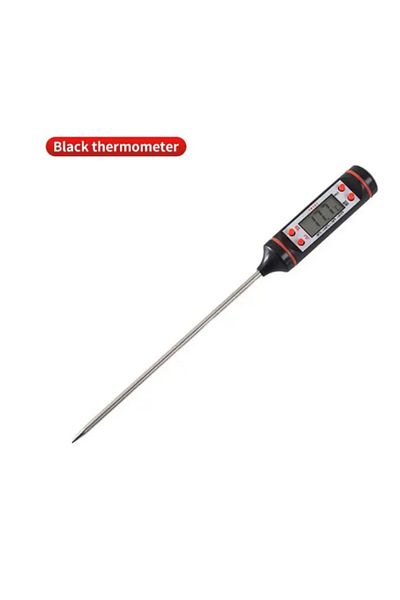 Choice black Kitchen Food Baking Digital Thermometer New Meat Thermometer Electronic Probe Type Digital Dis