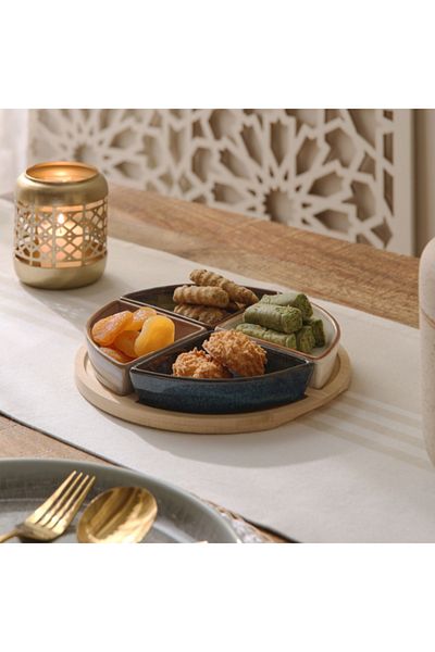 Home Box Eden 4-Piece Serving Set