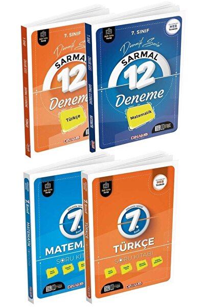 Dinamo Yayınları 2026 7. Sınıf Sarmal Denemeler Ve Soru Bankaları Matematik, ...