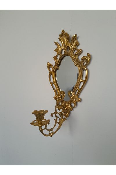ELVANDAN-AL Copper, Brass Mirror Frame 30 cm