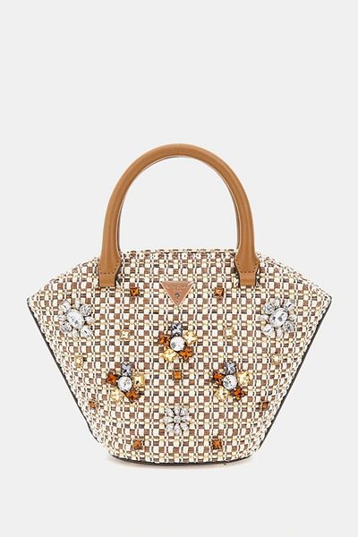 Guess Мини чанта тип „тоут“ BEAUVOAR