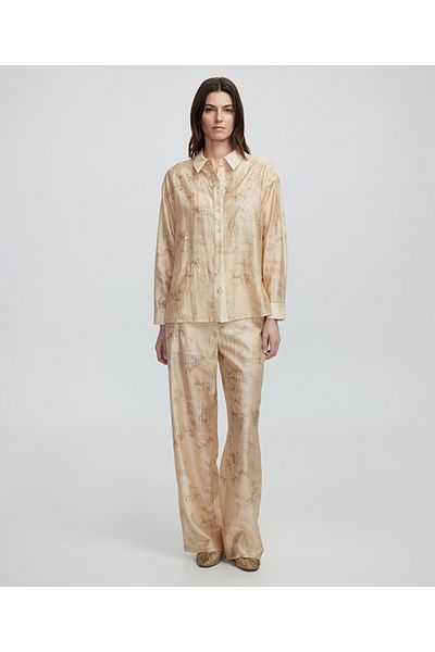İpekyol Embroidered and Jacquard Pants
