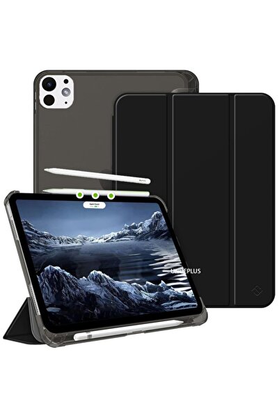UnDePlus Apple iPad Pro 12.9 3./4./5./6. Nesil M2 Kılıf Flip Cover Kalem Bölmeli PC Case 2018-2023