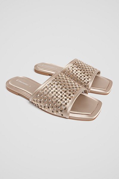 Stradivarius Rhinestone Sandals Limited Edition