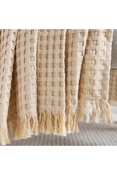 Home Box Mellow Cotton Bamboo Throw 130x170 cm