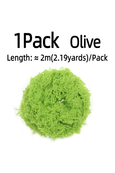Choice 1 حزمة زيتون 2 متر/عبوة خيوط Eggstacy لربط الذباب، مادة الألياف الاصطن...