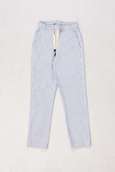 Hopi Kids 7 Years White Striped 100% Cotton Summer Trousers