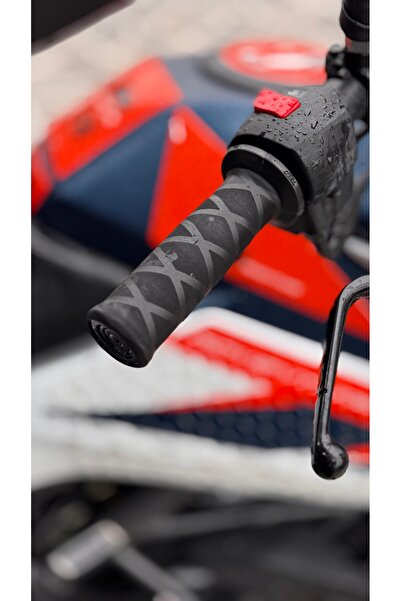 Motobros Universal Motosiklet Kauçuk Manet Ve Elcik Kaplama Takımı Motorsiklet Elcik Sarmalı