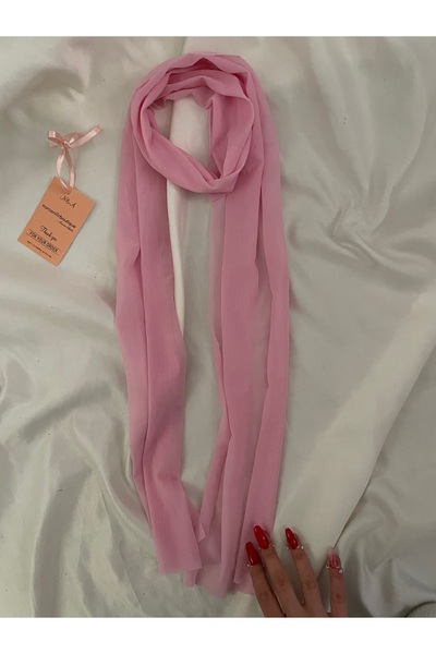 Nurcanilirboutique Şeker pembe coquette  boyun fular