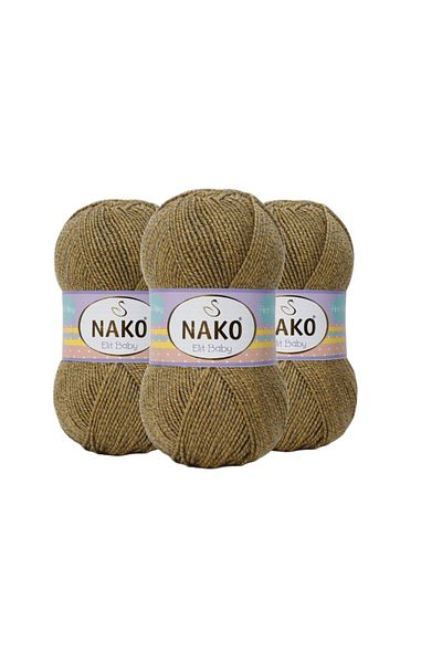 NAKO Elit Baby Antipilling Μικρή Τρίχα 21354 3 Τεμάχια