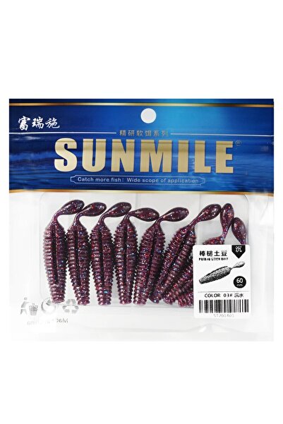 Choice طُعم عصا SUNMILE COLOR 03 6 سم 4.2 جرام طُعم بلاستيكي ناعم ثقيل الوزن ...