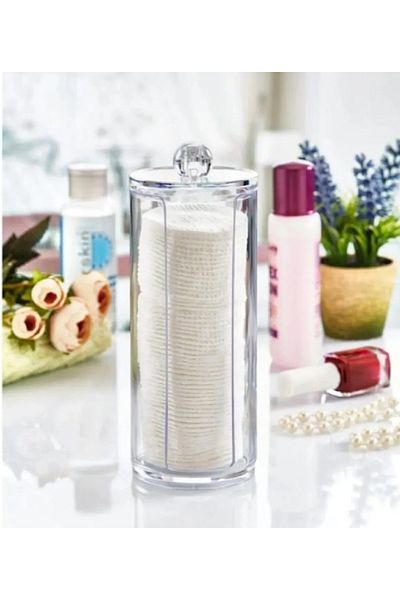 Dükkanönü 3-Piece Makeup Organizer Set Makeup Cottony Ears Garbage Lipstick Brush Organizer